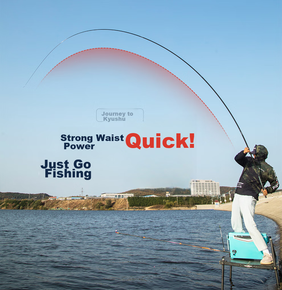 Aoxini Fishing Rod, Kyushu Zhengtu Model, 5.4 Meters Long, Handheld Rod, 28 Sections, Ultra-Light And Ultra-Hard Carbon Fiber, Platform Fishing Rod, Carp Rod, Fishing Tackle 24