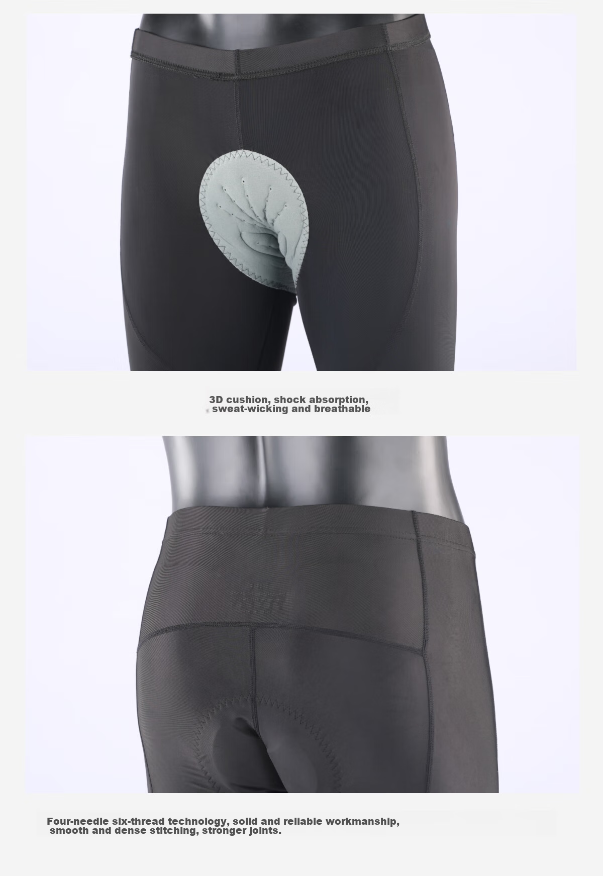BIKEBROS Mountain And Road Cycling Jersey, Men's Summer Cycling Shorts, Black, 4XL 12