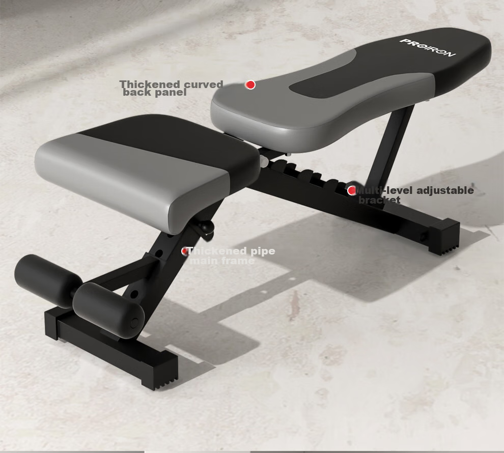 PROIRON Dumbbell Bench, Bench Press Bench, Fitness Chair, Fly Bench, Multifunctional Folding Sit-Up Board, Abdominal Board 6
