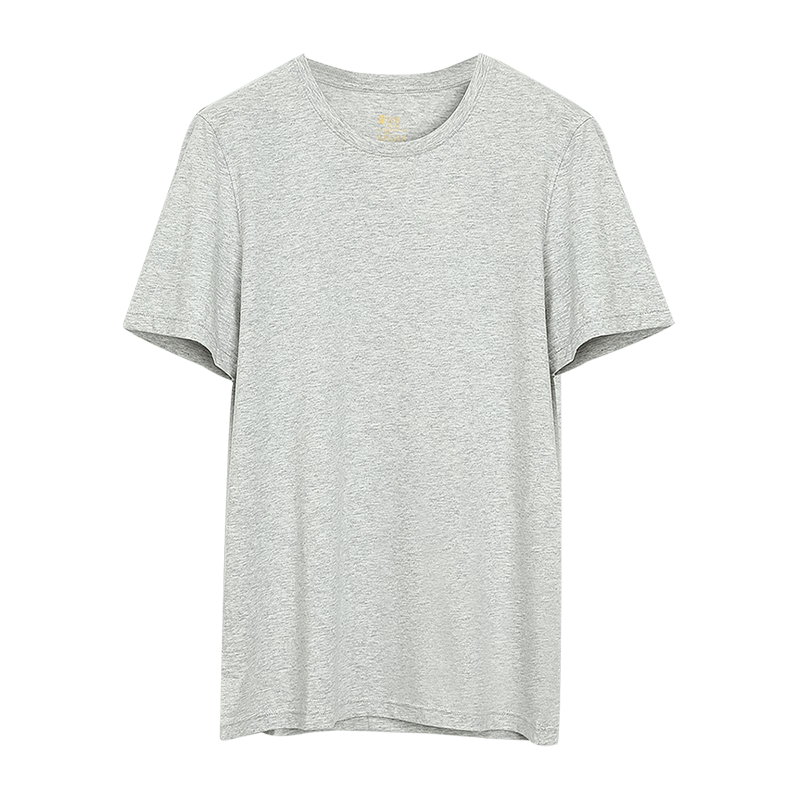 Hodo Men's Summer Short-Sleeve Undershirt, Solid Color Cotton Cool Breathable Versatile Top for Me
