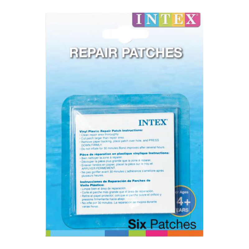 INTEX Repair Patch Inflatable Boat Toy Swimming Ring Kayak Repair Kit 59631