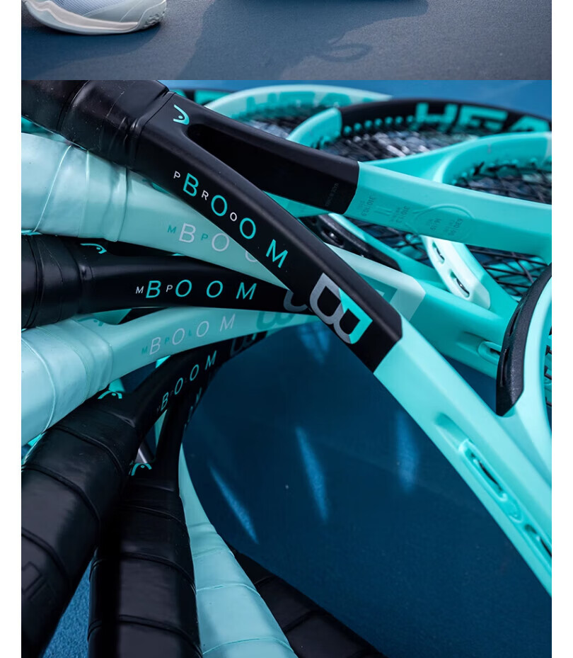 HEAD Tennis Racket BOOM, New Professional Model Goff L3, Carbon Fiber Full Carbon Adult Racket PRO, Pre-Strung 16