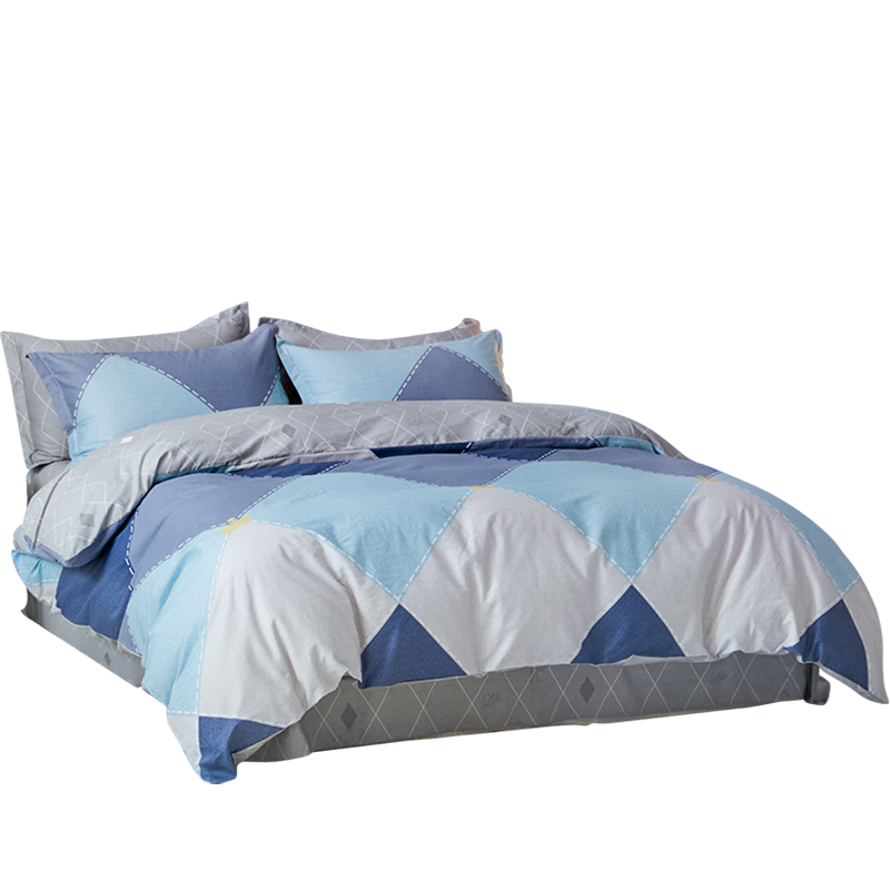 Hengyuanxiang Pure Cotton Duvet Cover, Single Piece, 100% Cotton, Printed Quilt Cover, Single Bed Quilt Cover, 180*200cm