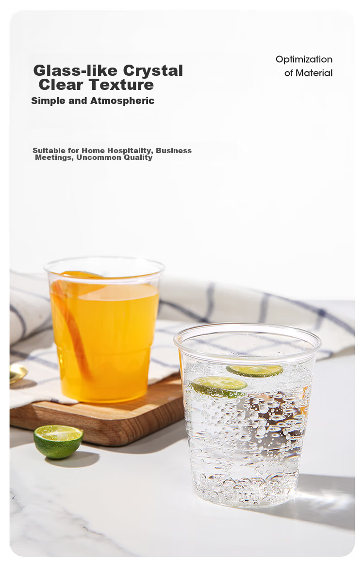 MARYYA Disposable Cups, Aviation Cups, Food-Grade Plastic Cups, 135ml*50 Pieces, Thickened Space Cups, Beverage Cups, Tea Cups 9