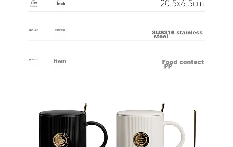 Vanow Insulated Mug Set, Ceramic Mug Gift Box, Corporate Bulk Purchase Customization LOGO Water Cup Gift for Teachers 35