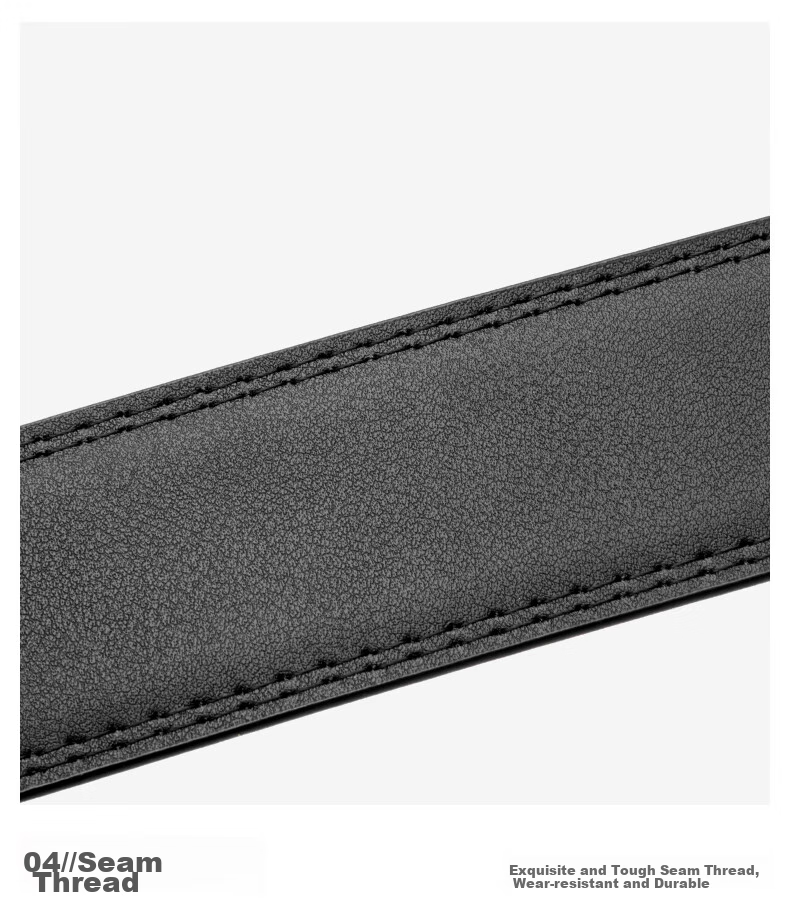 Aokang Men's Leather Belt with Automatic Buckle, Business Trouser Belt, Birthday Gift for Husband 11