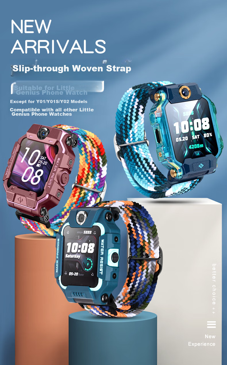 Watchbond Compatible with Xiaotianc Z12 Strap, Z10/z9/z11/z8a/z7s/z6pro Smartwatch Band, Braided Z5/Z1/Z2Y/Z3/Z1S/Y03/Q1A 1