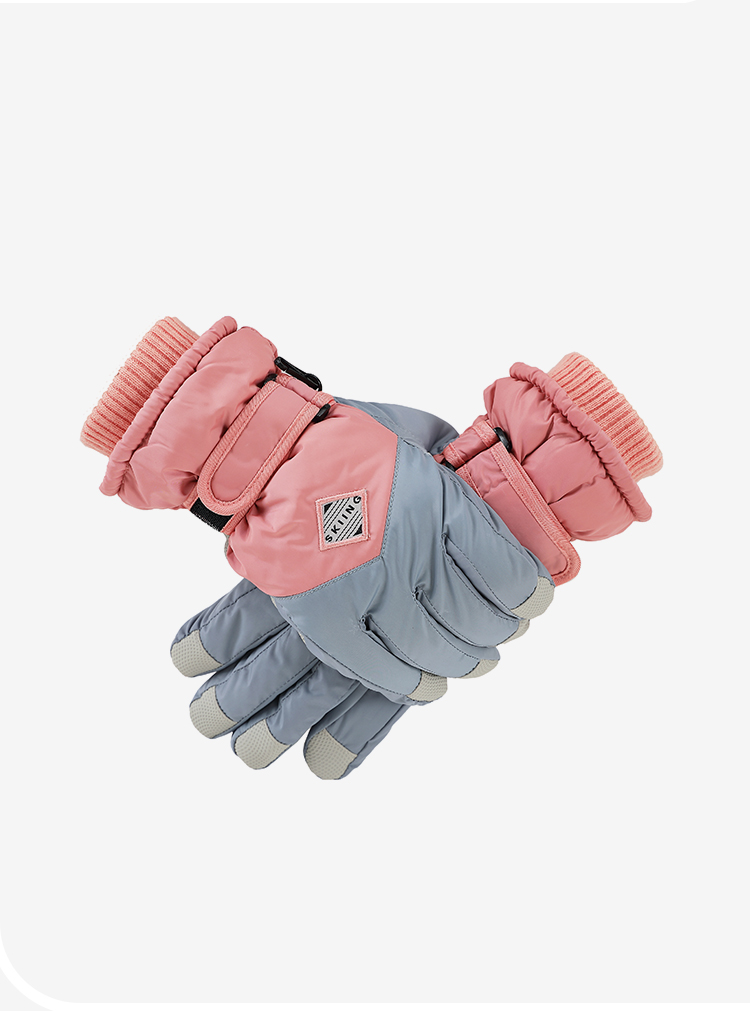 MISSION UV Women's Ski Gloves, Thickened And Fleece-Lined for Winter, Windproof, Cold-Resistant, Water-Repellent, Suitable for Cycling in Autumn And Winter, Touchscreen Compatible, Warm Gloves 11