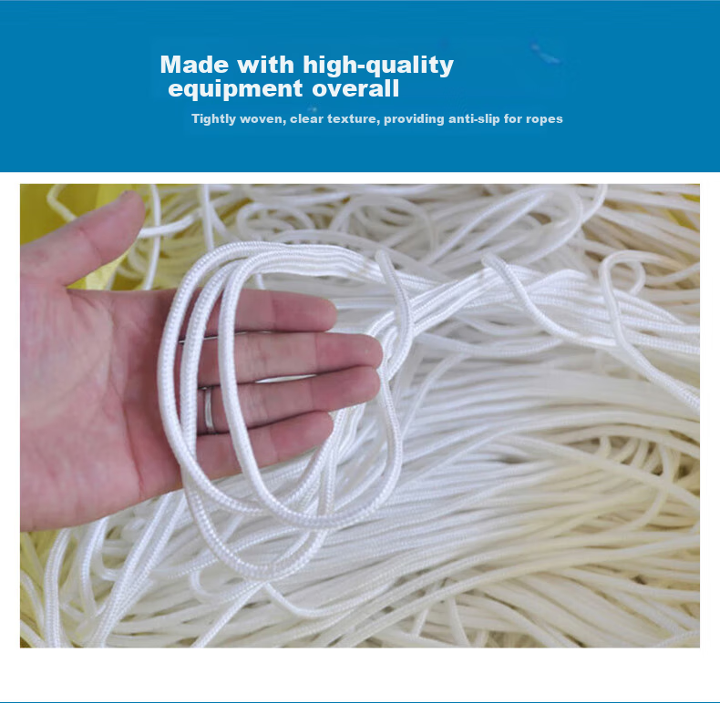 Jiuqiangu Nylon Rope, 6mm*100 Meters, White Packing Rope, High-Strength Binding Rope, Core-Wrapped Wear-Resistant Anti-Aging Nylon Tie, Braided Rope, Clothesline Rope, Packaging Rope 4
