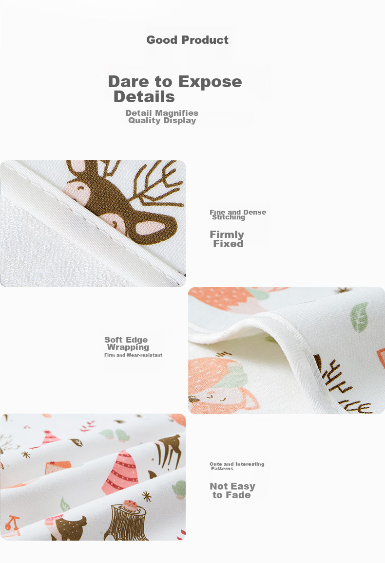 AIBEDILA Baby Diaper Pad, Pure Cotton Breathable Summer Waterproof Washable Menstrual Pad for Children And Infants, Class A Diaper Pad, 80*100 10