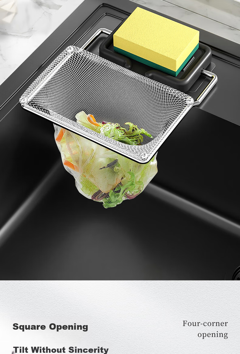 BJ Kitchen Sink Strainer, 200 Pieces, Large Sink Filter Mesh, Dishwashing Basin Vegetable Washing Sink Garbage Net Bag 7