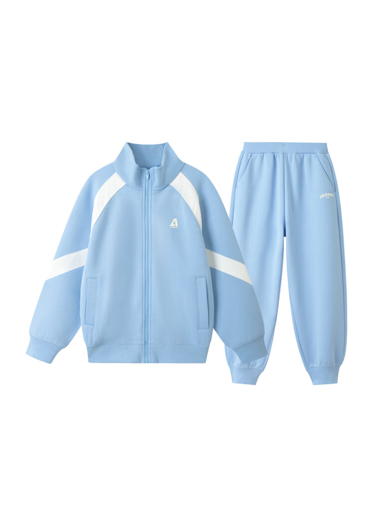 Annil Children's Clothing, Boys And Girls Outerwear Set, 2024 Autumn New Style, Qiubolan Color, Size 130 4