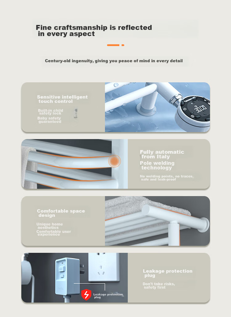 Panasonic Intelligent Heating Electric Towel Rack, Bathroom Drying Rack, J0548RCW 20