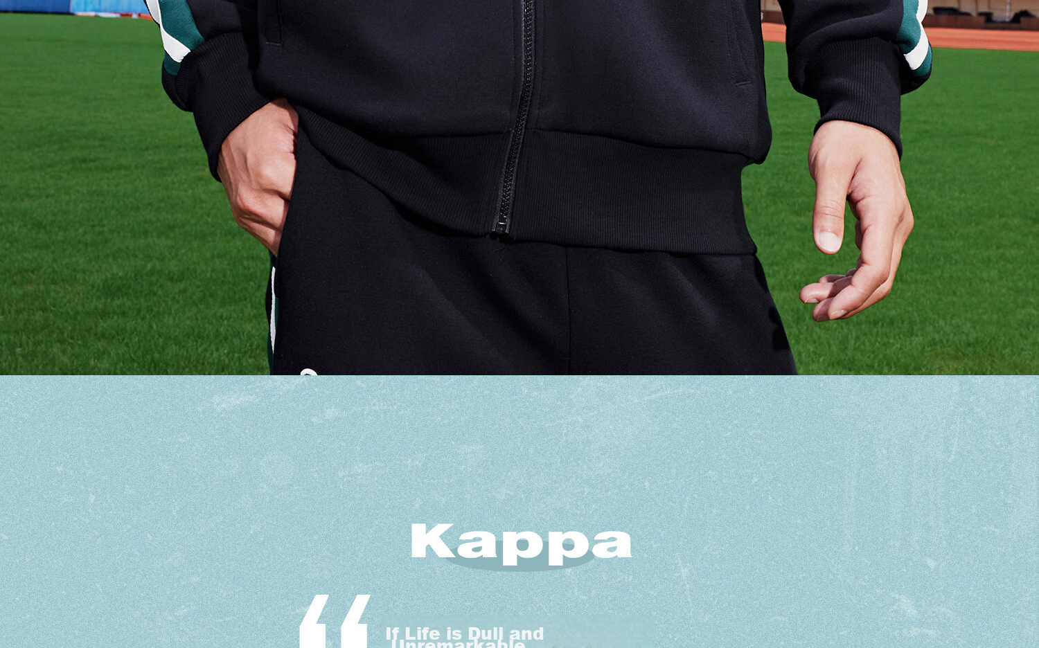 Kappa Back-To Spring And Autumn 2026 New Sports Jacket for Men, Casual Color-Block Knit Cardigan for Women K0E52WK01D 4