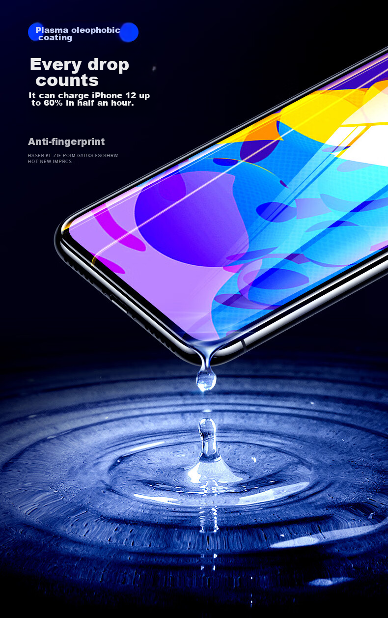 HotFire Tempered Glass Screen Protector for Honor Play4T Pro, Full Coverage Automatic Adhesive Protective Film for Honor Play4T Pro/Changxiang10e Smartphone 3
