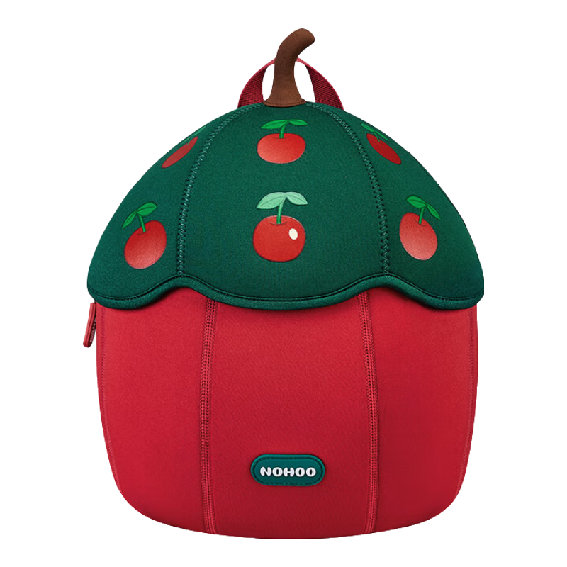 NOHOO Kindergarten Backpack for Girls, Children's Small Backpack for Boys, Cute Little Schoolbag for Outdoor Travel, Elsa Red