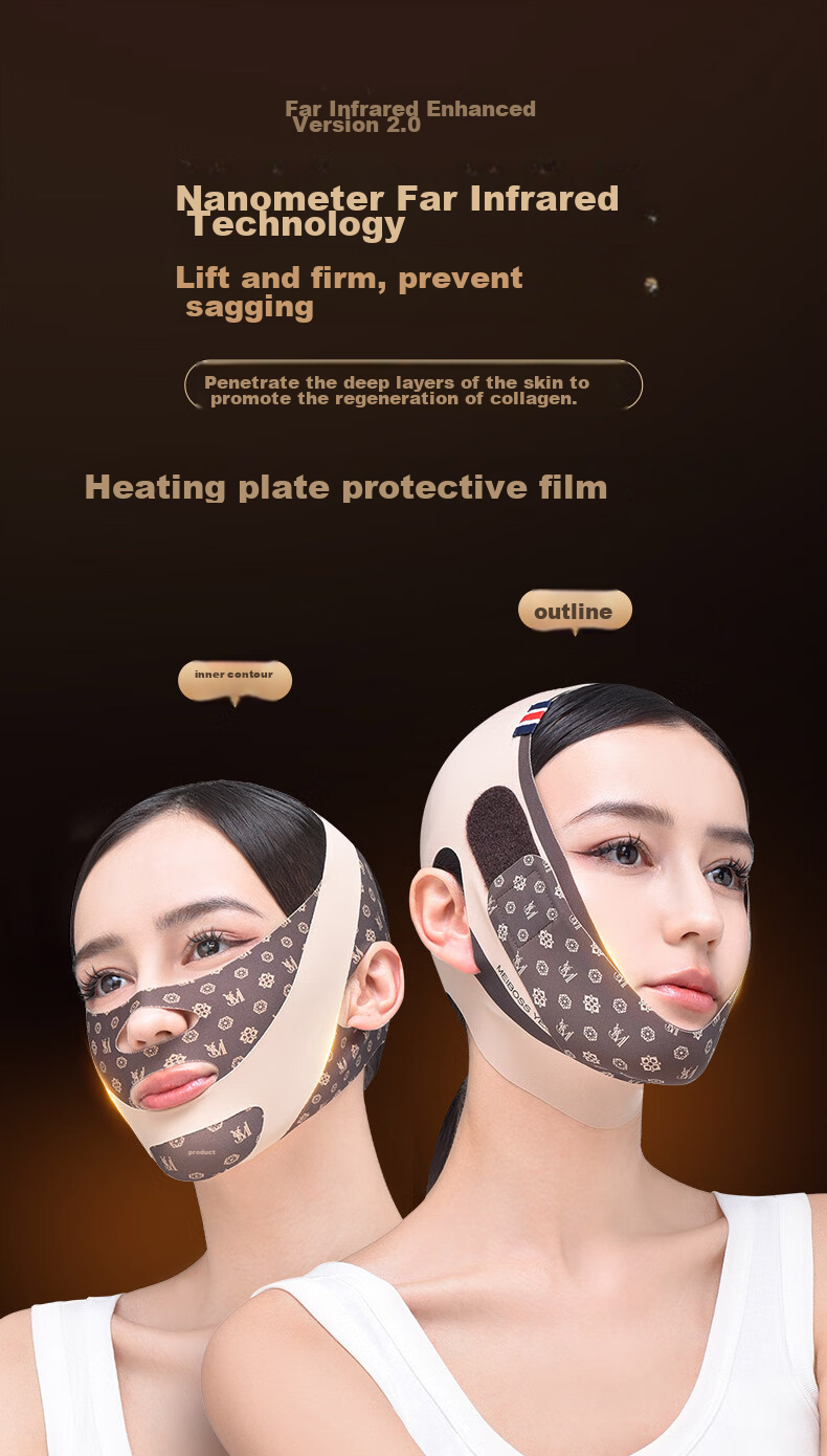 YSMI Sleep Mask, Face Lifting And Firming Device, V-Face Slimming Bandage, Goddess Day Gift 2