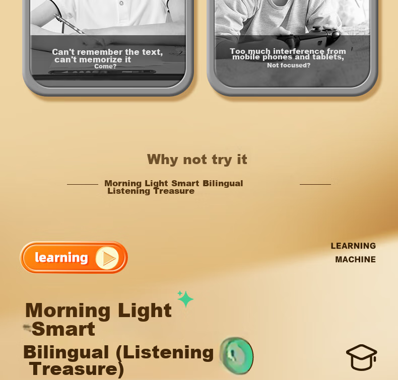 M&G Stationery, English Listening Treasure, Pocket Repeater Learning Machine for English Listening, Portable Vocabulary Player, Xuan Ling Ji Listening Device, 32GB Birthday Gift 5
