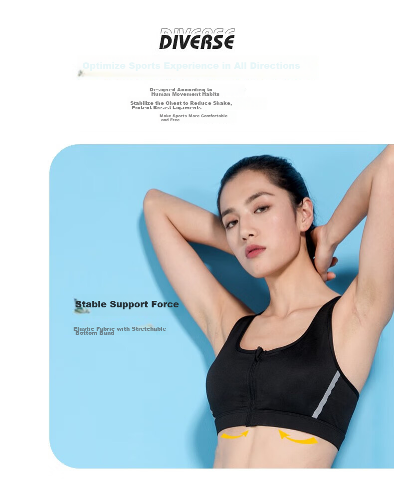 CAMEL Sports Bra for Women, Running Yoga Fitness Outer Wear Vest Bra J0S1QL9905 Light Purple XXL 2