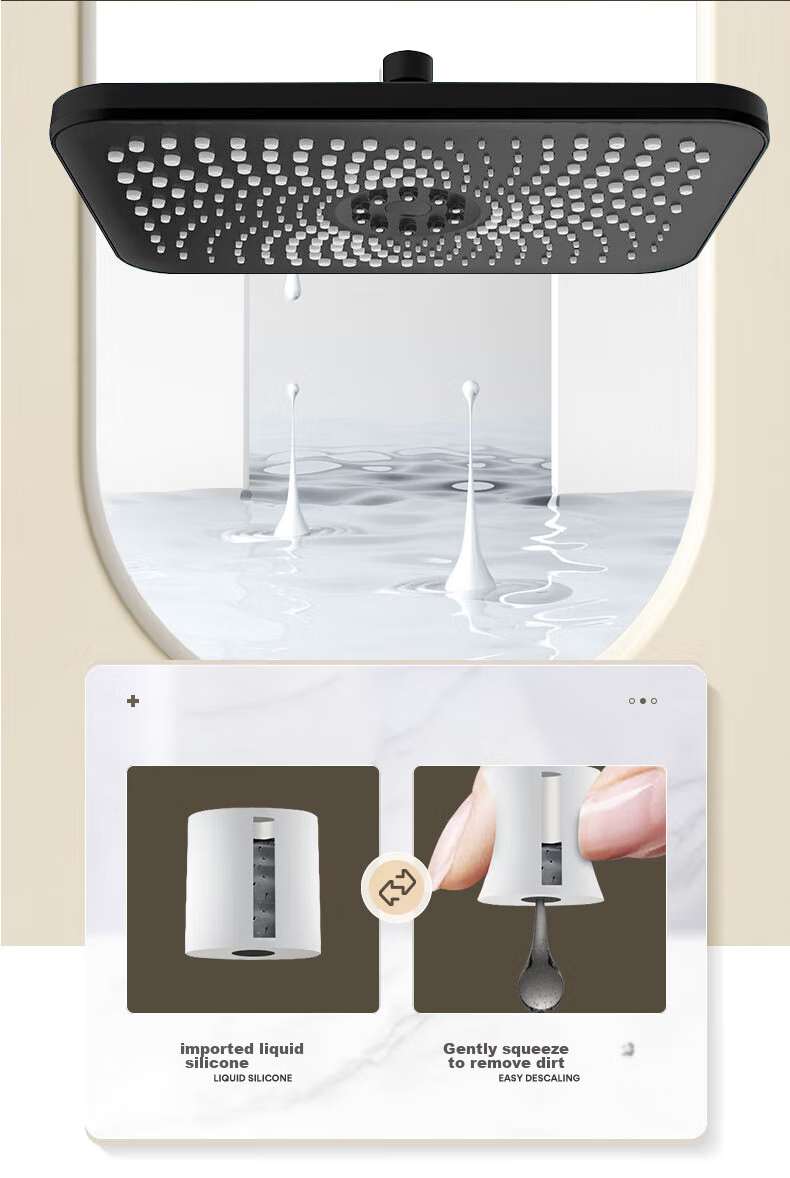 ARROW High-Pressure Top Spray Shower Head, Thickened And Enlarged High-Pressure Shower Head AE5031CP 5