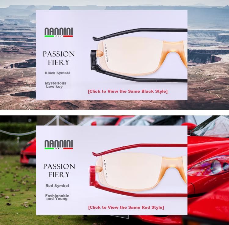 NANNINI Italian Imported Anti-Blue Light Reading Glasses, Lightweight And Stylish Foldable Portable High-Definition Comfortable Presbyopic Glasses, Authentic Product 28