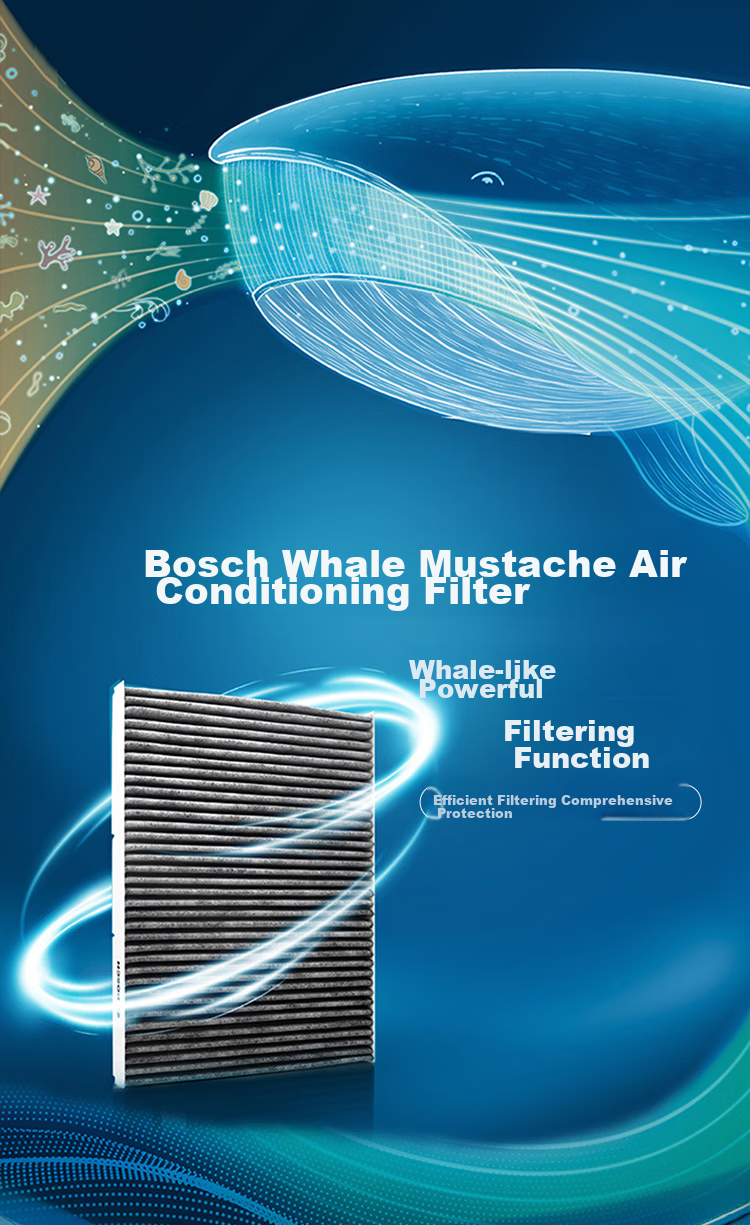 BOSCH Single-Effect Air Conditioning Filter, Car Air Conditioning Filter Element 5261, Compatible with Volkswagen Bora, Legend, Weiling C-TREK 2