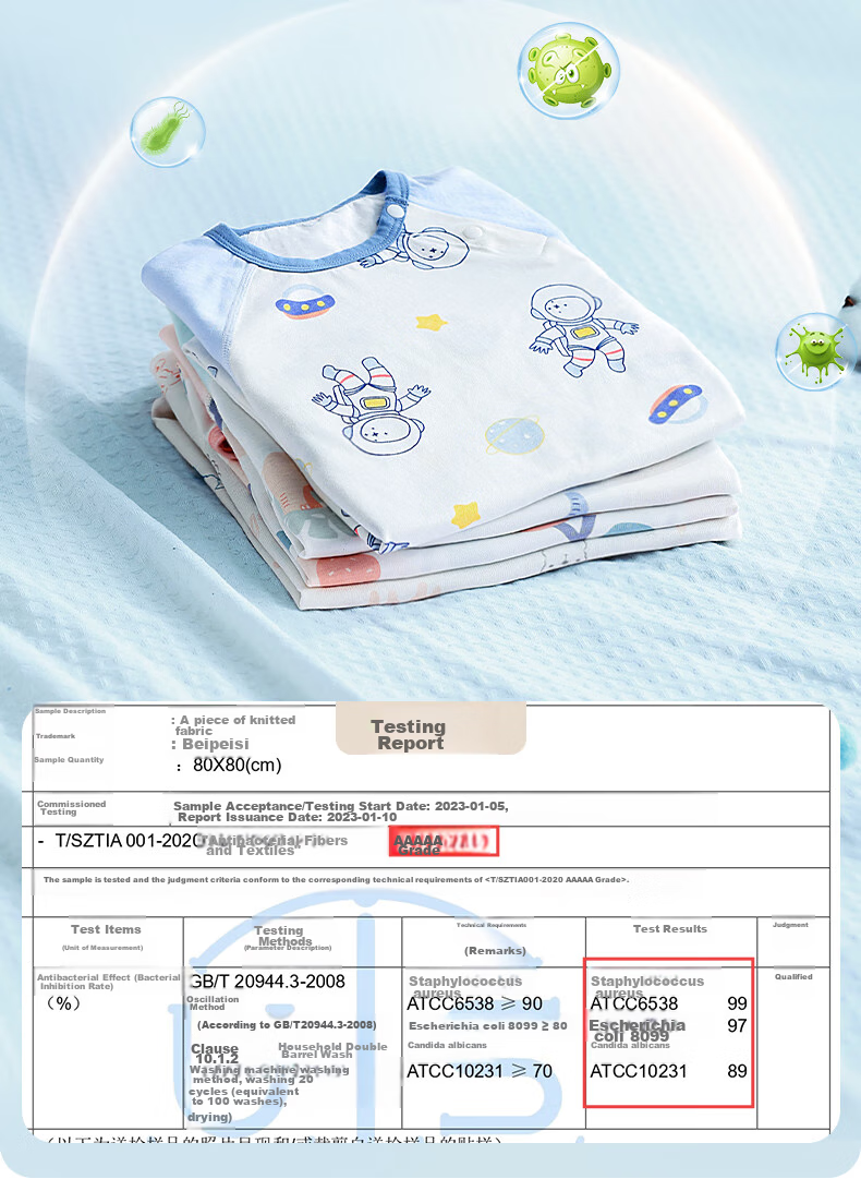 Beitaisi Baby Sleeping Bag, Summer Thin Style, Children's Cotton Nightgown, Home Air Conditioning Anti-Kick Blanket, Integrated Pajamas, Bella, Size 73 22