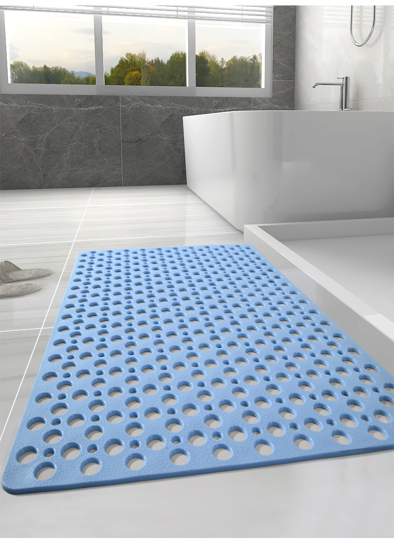 Huaxu Household Bathroom Non-Slip Mat, Shower Room Water Barrier Floor Mat, Hotel Toilet Bathing Foot Pad, Gray 6090 11
