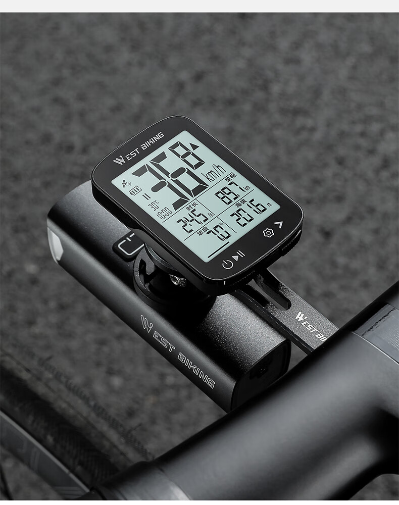 WestBiking XQ2 Road Bike Bicycle GPS Smart Wireless Computer, Quick Connection Mountain Bike Odometer Cycling Equipment 3