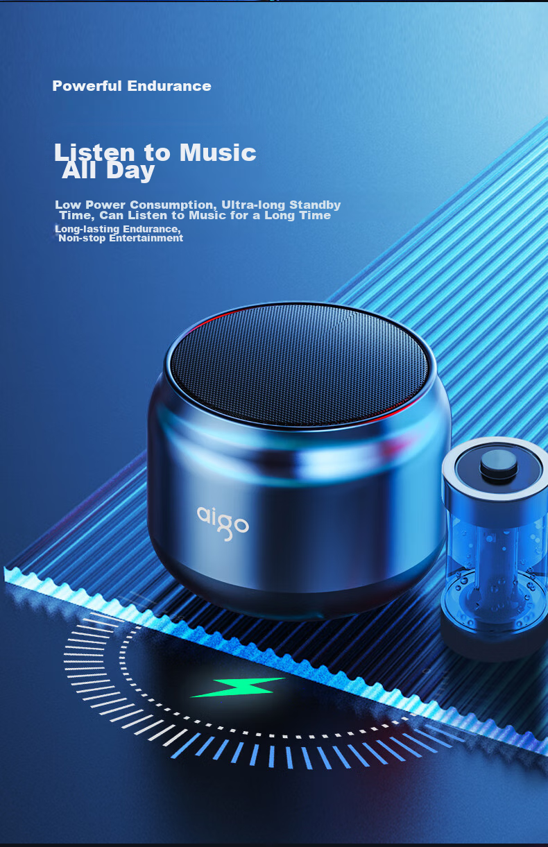 Aiguozhe T98Pro Smart Speaker with Ai Voice Control, Wireless Bluetooth Speaker for Desktop, Phone, And Computer, Portable Subwoofer, Supports TWS Connectivity, Matte Silver 10