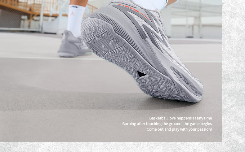 361° Men's Basketball Shoes, BIG3 Team 2.0 Spring Professional Training Breathable Sneakers for Men, 672431108-5 21