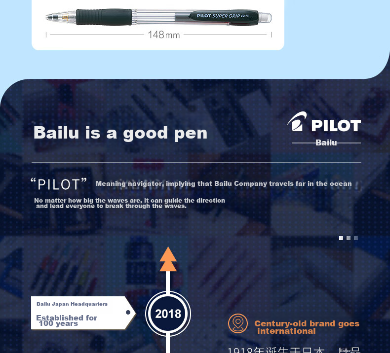 PILOT [Best Seller], Retractable Mechanical Pencil, for Primary School Students And Children, Exam Pencil, Stationery, Sketching Pencil, Ergonomic Design with Eraser, Extendable Tip H-185, 0.5mm, Purple 14