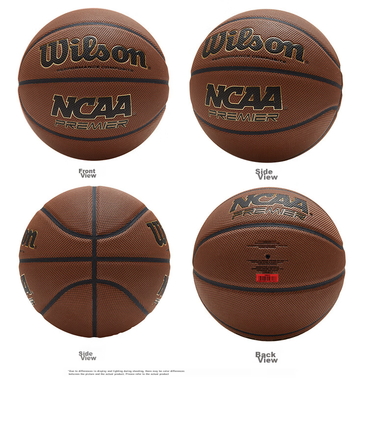 Wilson NCAA LEGEND Series Adult Basketball, Indoor And Outdoor Use, Size 7 Ball 11