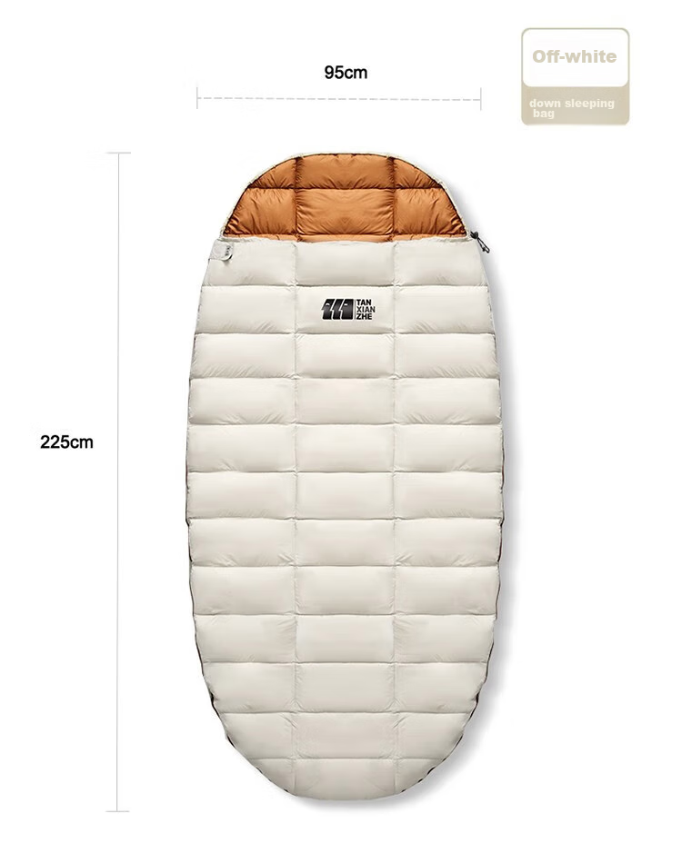 TAN XIAN ZHE TAN XIAN ZHE Feather Sleeping Bag, Adult Outdoor Indoor Autumn Winter, Widened And Thickened, Warm Camping Feather Sleeping Bag 28