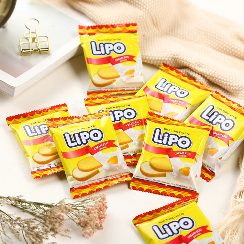 Lipo原味面包干300g*2袋 越南进口饼干 零食大礼包  年货 出游 野餐