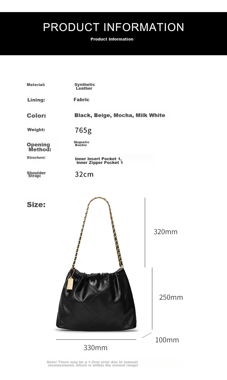 CASSILE Women's Handbag Tote Bag Versatile Large Capacity Light Luxury Travel Bag Shoulder Bag 520 Gift 12