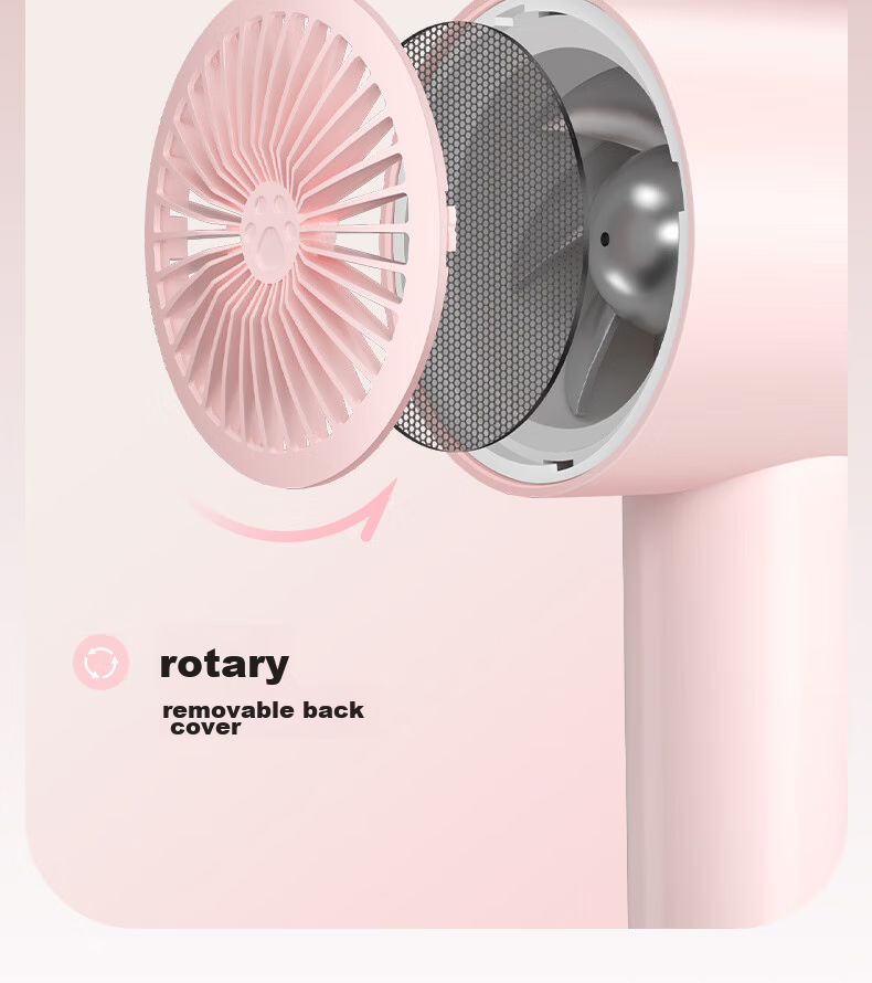 CONFU Hair Dryer for Home And Student Dormitory Use, 1100W Low Power Quick-Drying Hair Protection Non-Damaging Small Portable Folding Hair Dryer KF-3152 Light Cherry Pink Price 18