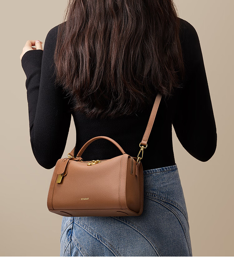 St&Sat Leather Handbag for Women, 2026 New Style, Tote Bag And Crossbody Bag, Versatile Commuter Pillow Bag, Birthday Gift for Girlfriend Or Wife 3