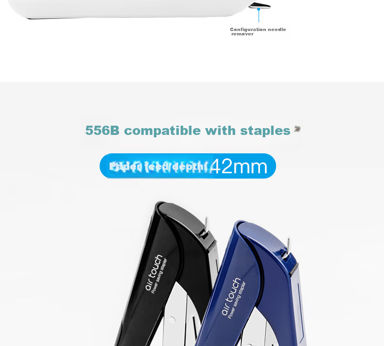 KW-Trio Low-Effort Stapler Small Size Air-Feel Student Office Stapler Thickened No.12 Staples Can Staple up to 20 Pages 3
