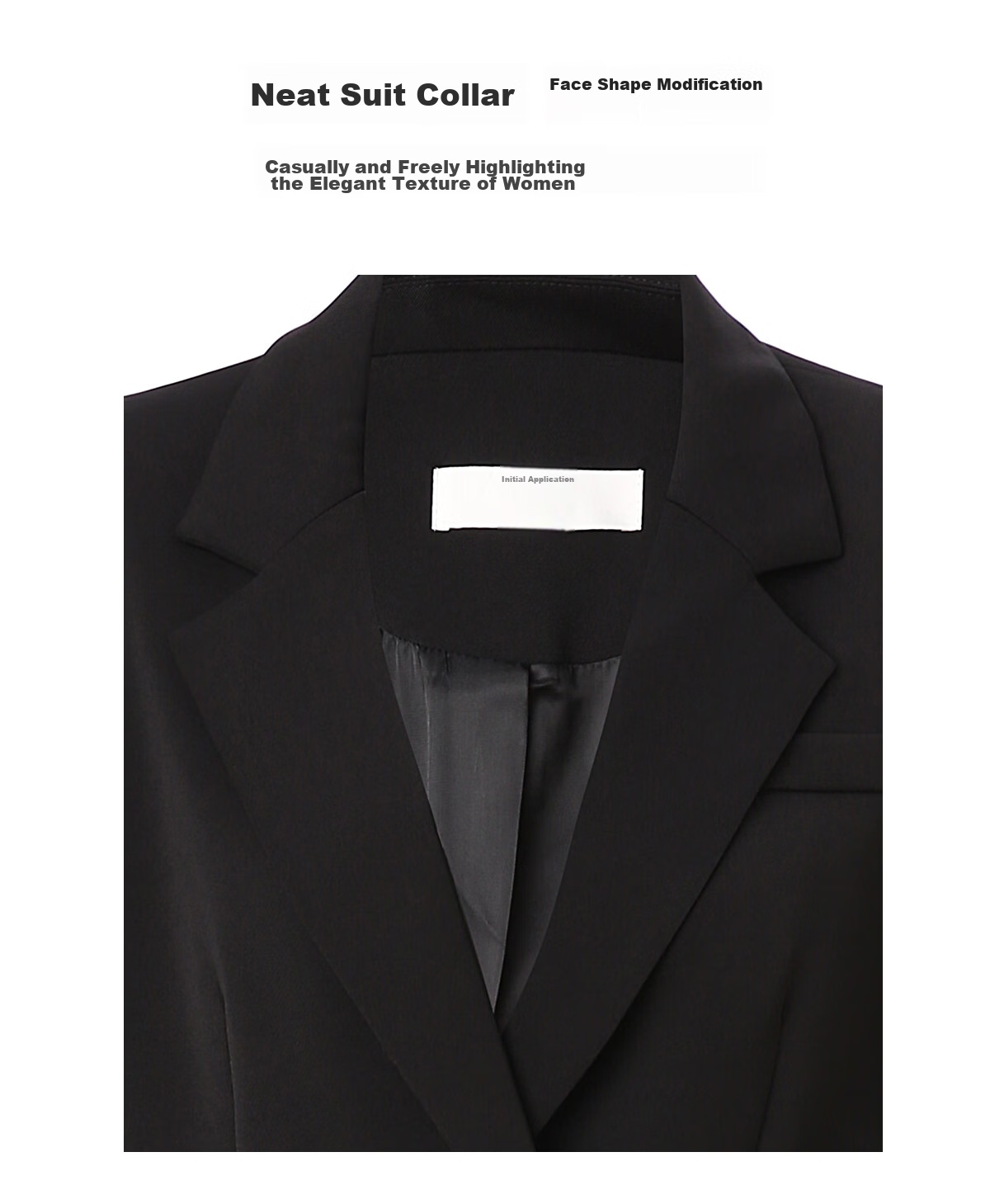 Chushen Spring And Autumn Women's Suit Jacket, Retro High-End Fashion Elegant Commuter Casual Coat Outerwear S143U6009 6