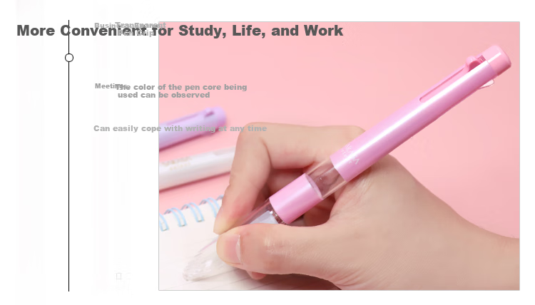 ZEBRA 3-Color Multifunctional Pen Barrel SARASA Series Colored Gel Pen Barrel (Refill RNJK5) S3A15 Light Pink Barrel (Buy One Get One Free) 4