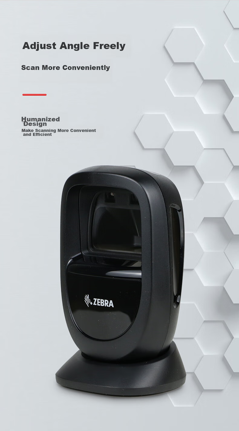 ZEBRA DS9208 Upgraded Version, DS9308 Barcode Wired Scanner Gun, Supermarket Cashier Scanning Platform, Payment Code Barcode Scanner 2