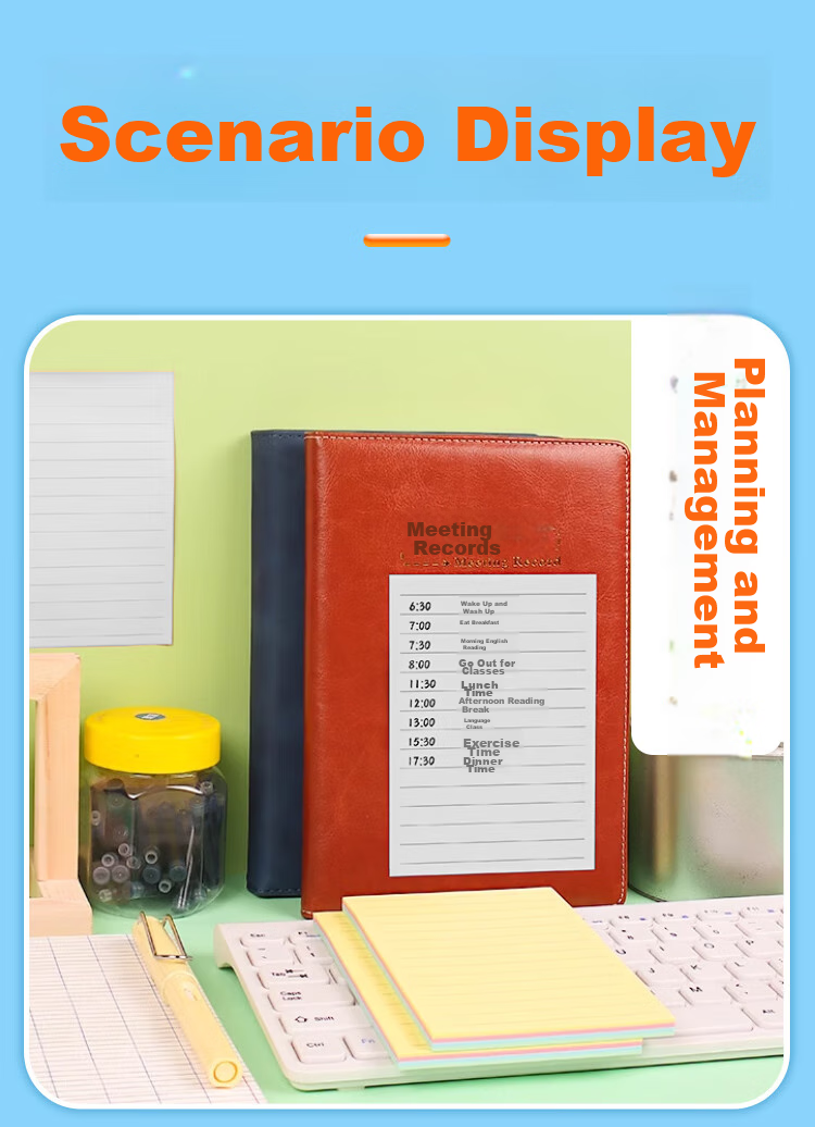 NVV Error Correction Sticky Notes, No-Copy Sheets, 4-Pack Self-Adhesive Memo Pads for Students, Lined Paper for English Vocabulary And Math Exam Error Correction, BL-12 16