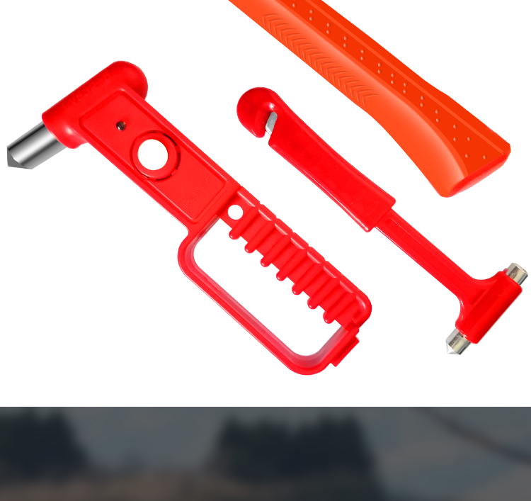 汽车安全锤多功能车载破窗器消防应急自救逃生锤车用秒破 消防逃生锤