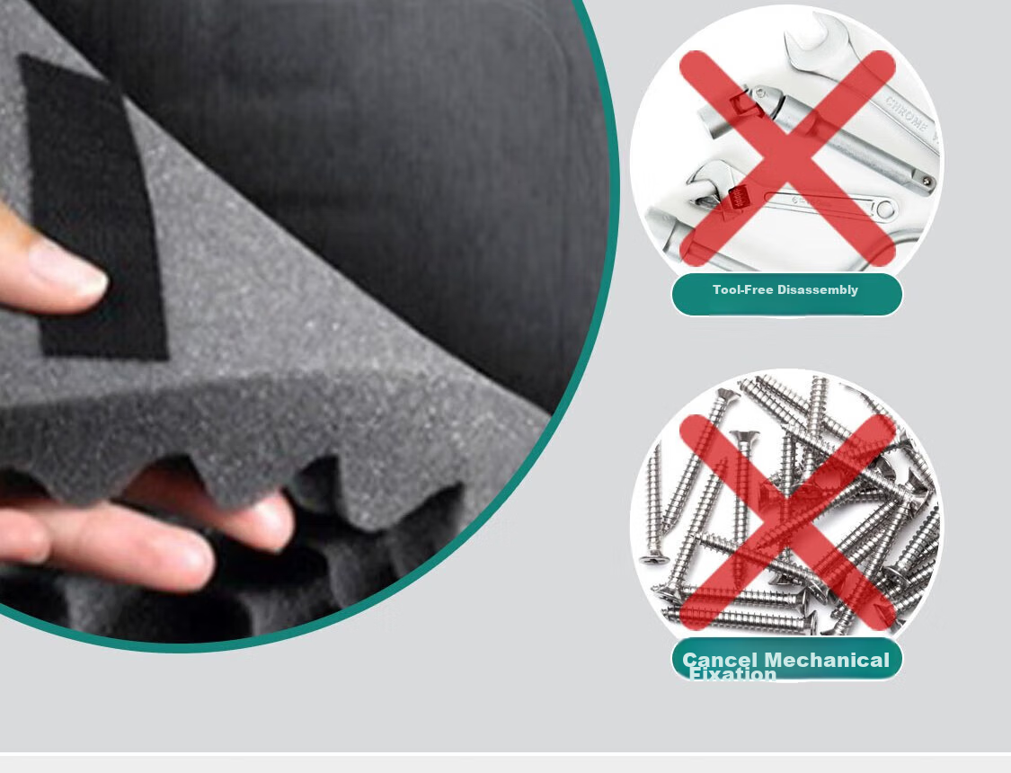 3M Dual Lock Mushroom Fastener Velcro Car Adhesive SJ3550, Width 2.5cm * Length 30cm / 2 Pieces 4
