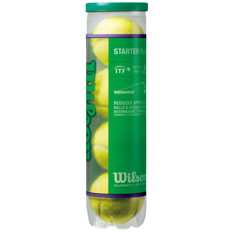 Wilson Training Tennis Balls for Children And Teenagers, STARTER PLAY BALLS WRT137400