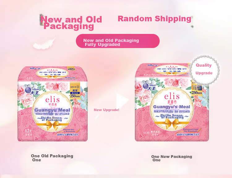 Elis King Daily Sanitary Napkin Combo 72pcs Cotton Soft Thin Breathable Pads JD Self-operated 2