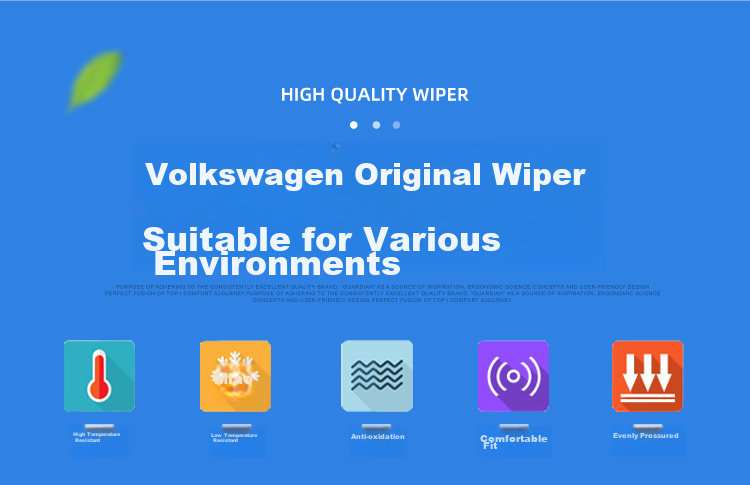 Aoye Windshield Wipers Suitable for Volkswagen Golf 7 (2014-2020 Models)/2018-2019 GTI, Frameless Wiper Blades, Front Pair, 26+18 Inches 5