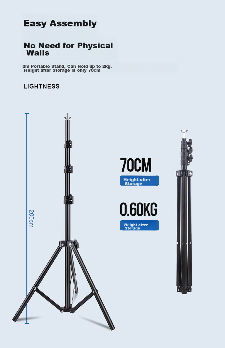 LATZZ 1.6*1 Meter Black Backdrop, Photography Backdrop, Chroma Key Cloth, Thickened Solid Color Light-Absorbing Cloth, Studio Photography Backdrop, Portable Black Cloth 4