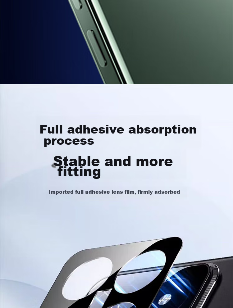 ESCASE Xiaomi 14 Camera Lens Protector, High-Definition Tempered Glass Film, AR Anti-Glare Full Coverage Phone Rear Camera Protective Film, Shockproof, Anti-Fingerprint, Ultra-Thin Glass Screen Protector 7